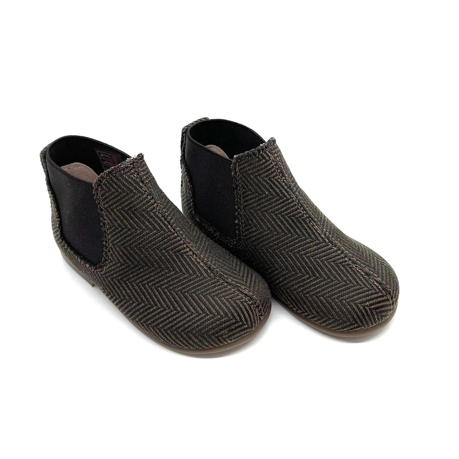 Bootie - Brown Herringbone