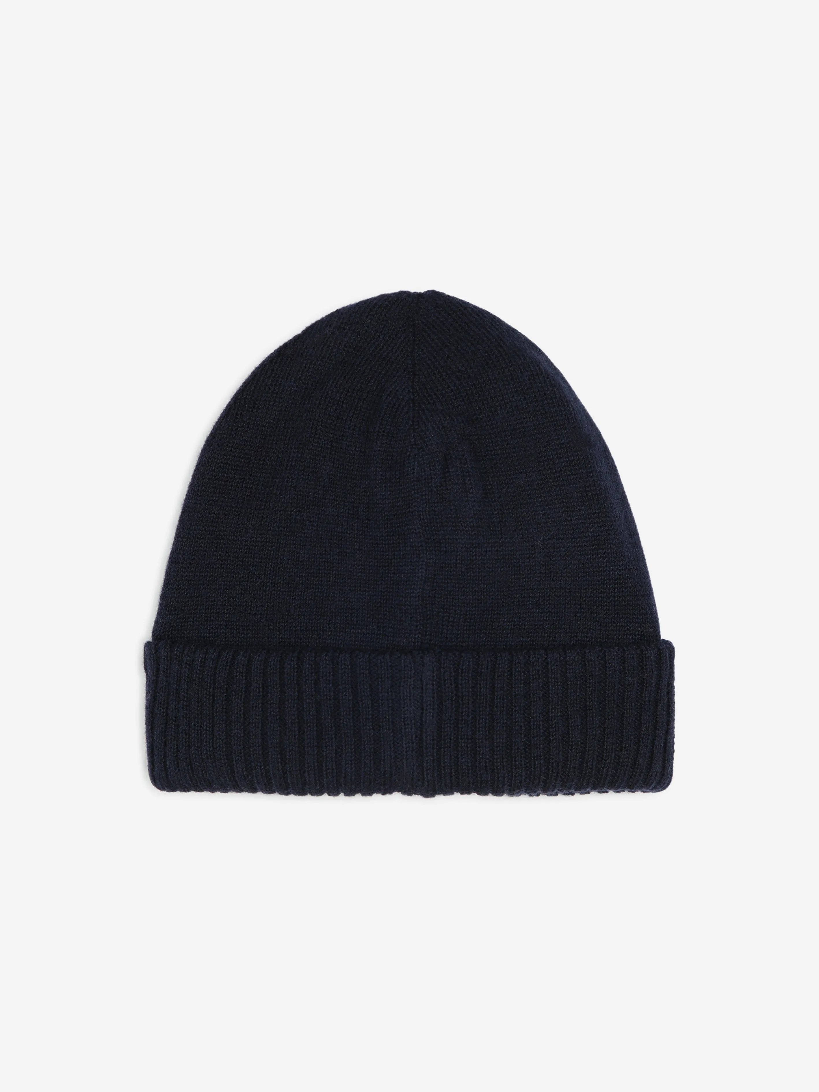 BOSS Boys Knitted Beanie Hat in Navy