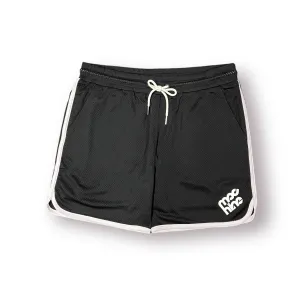 Botanic Mesh Gym Short - Black w. White Taping