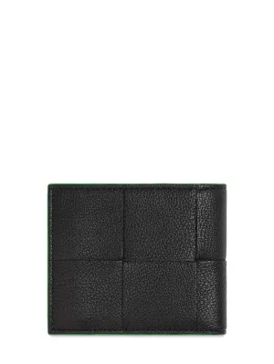 Bottega Veneta   Cassette leather bi-fold wallet 