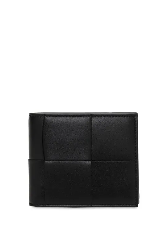 Bottega Veneta   Cassette leather bi-fold wallet 