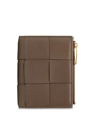 Bottega Veneta   Small Cassette bi-fold zip wallet 