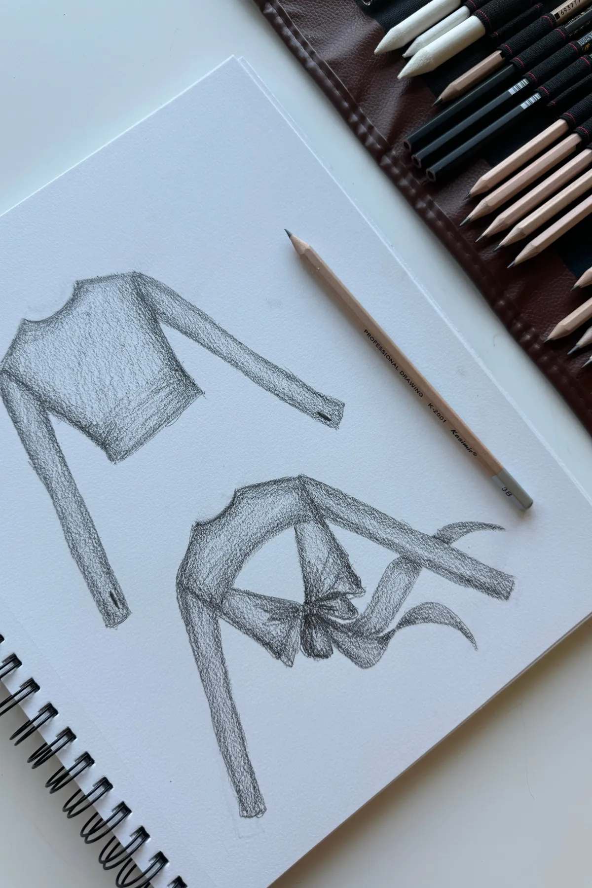 Bow Back Mesh Reversible Long Sleeve Top - Buttercream