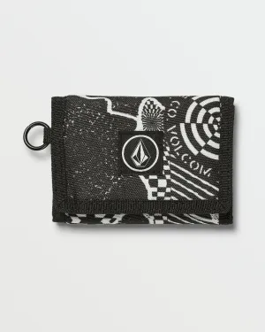 Box Stone Wallet - Black White
