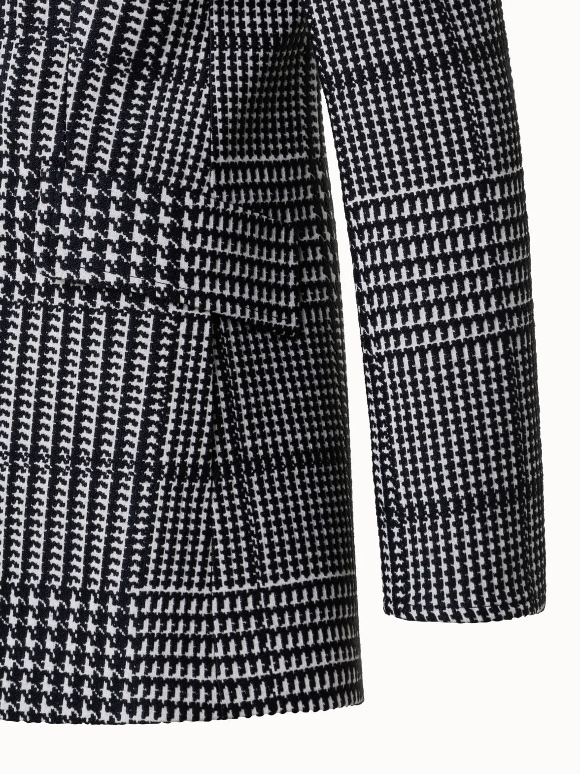 Boyfriend Jacket in Glen Check Jacquard