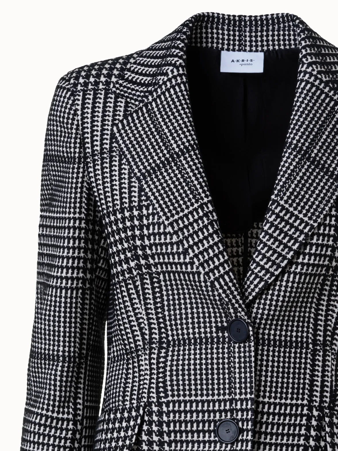 Boyfriend Jacket in Glen Check Jacquard