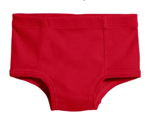 Boys and Girls Soft Cotton Simple Brief | Red