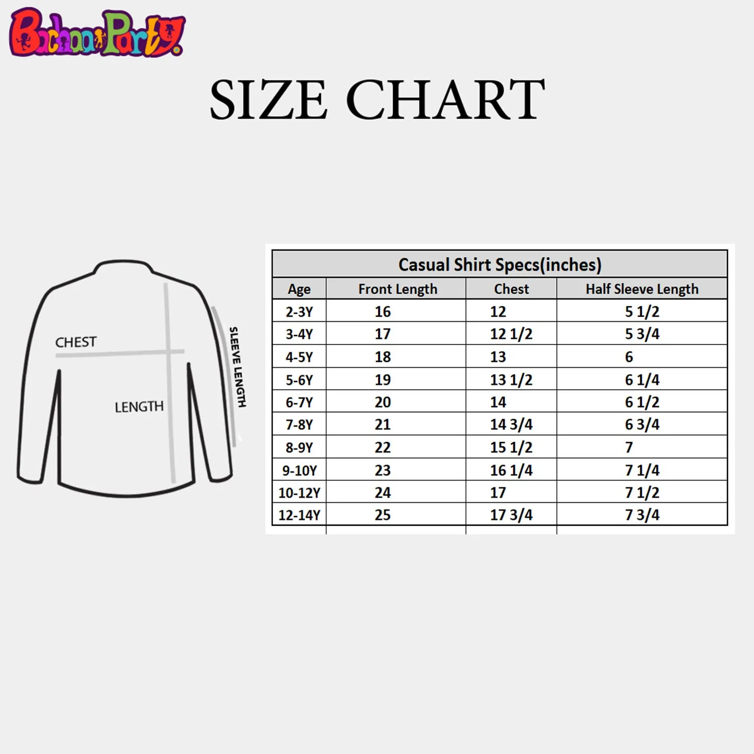 Boys Denim Basic Shirt - Light Blue