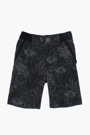 Boys Shorts IKKS Palm Print Bermuda