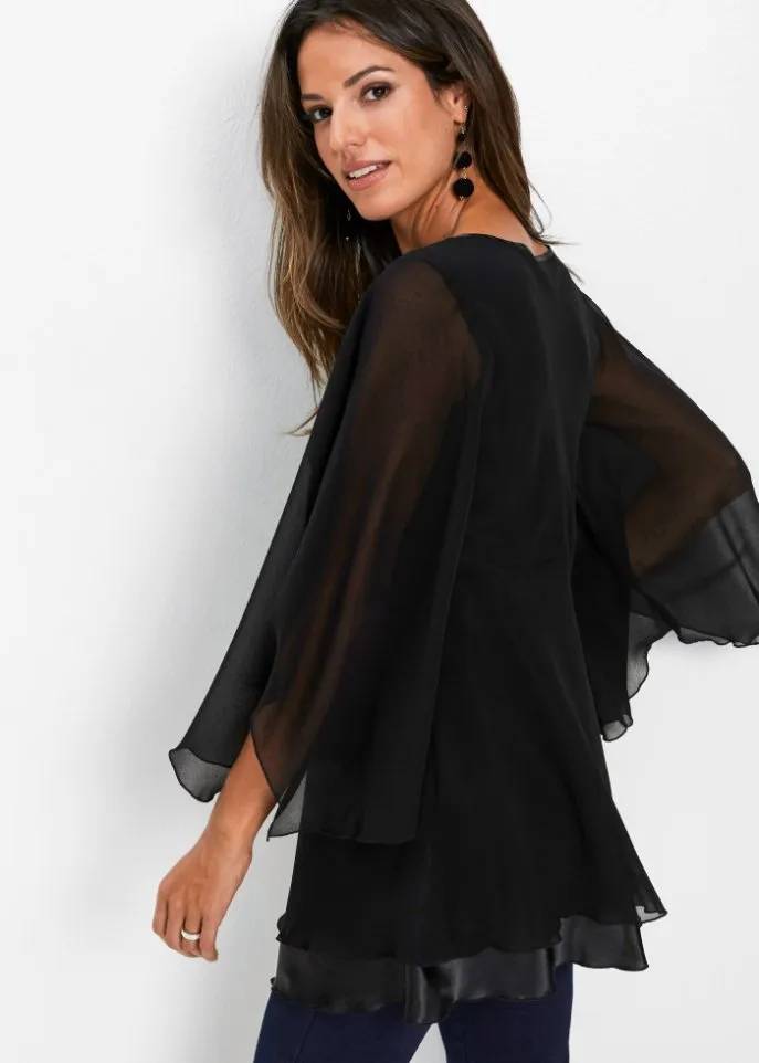 Bpc Selection tunic blouse, black