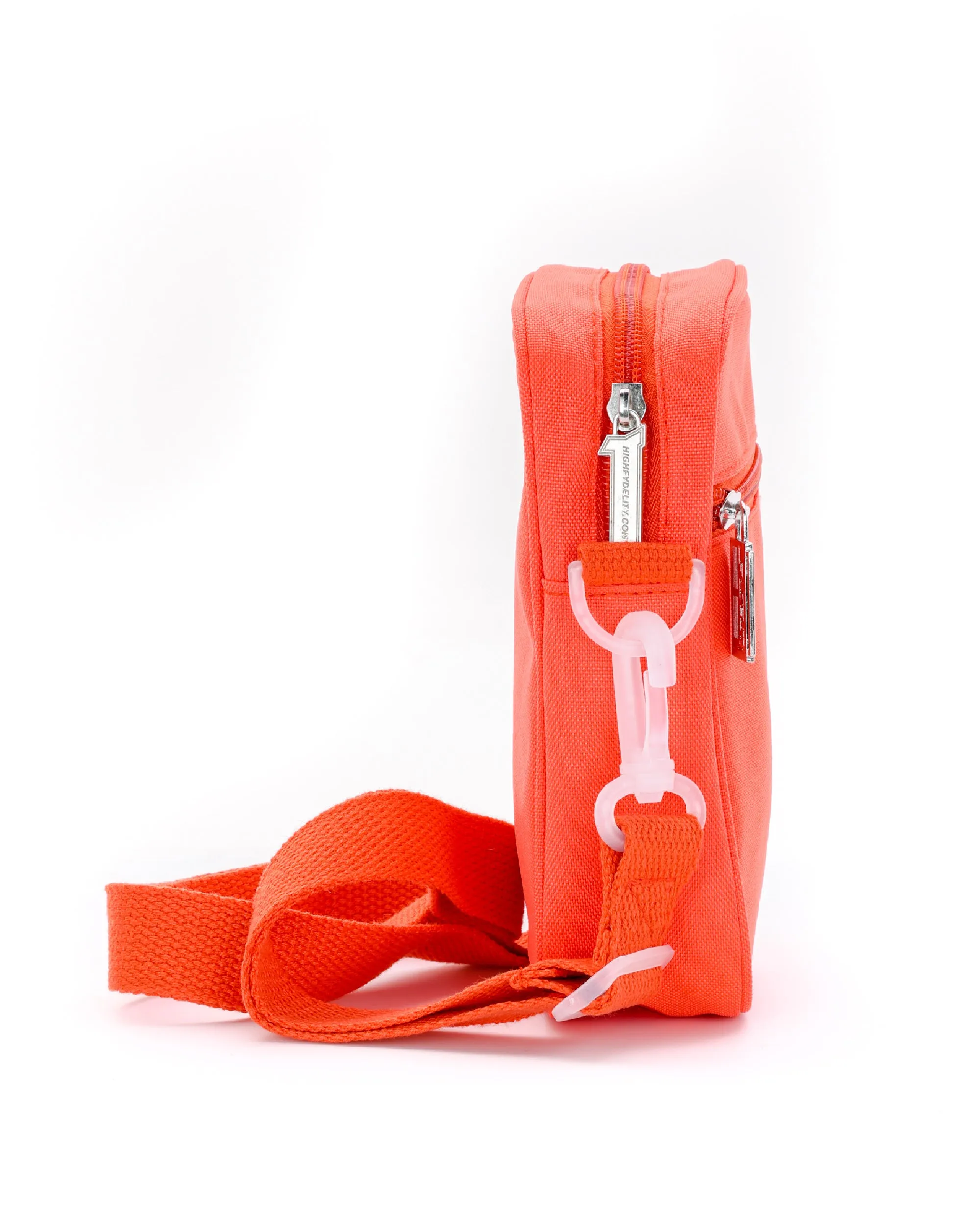 Brick Bag | Mini Crossbody | Recycled RPET | Neon Red