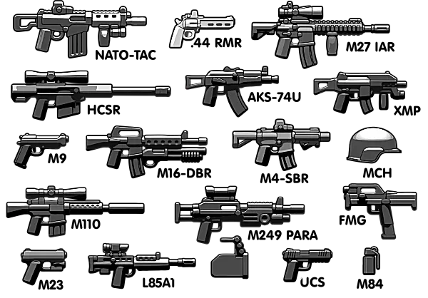 BrickArms Modern Combat Tactical V2 Pack