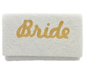 Bride or Wifey For Lifey Beaded Bridal Purse