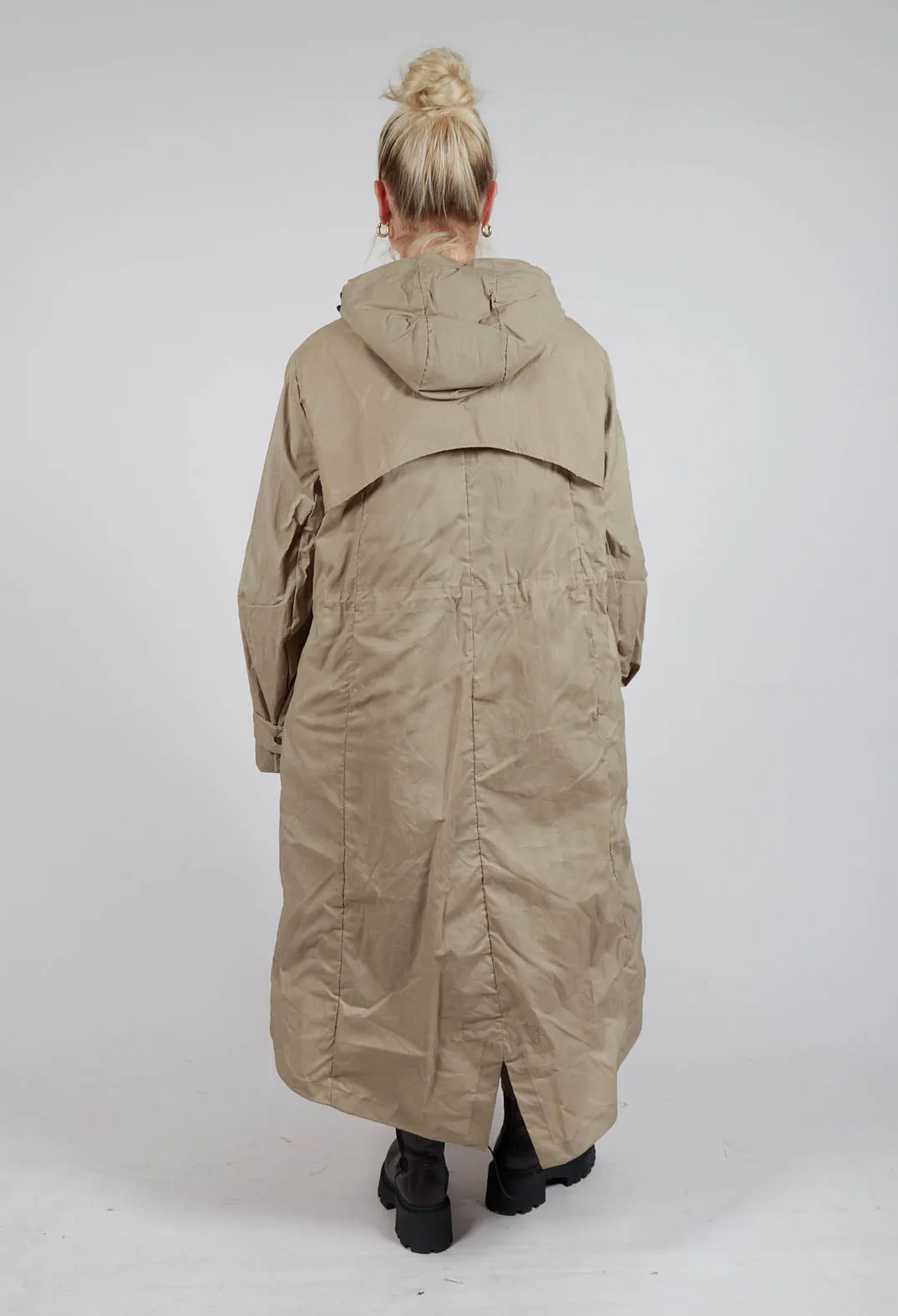 British Millerain Downcoat in Silt
