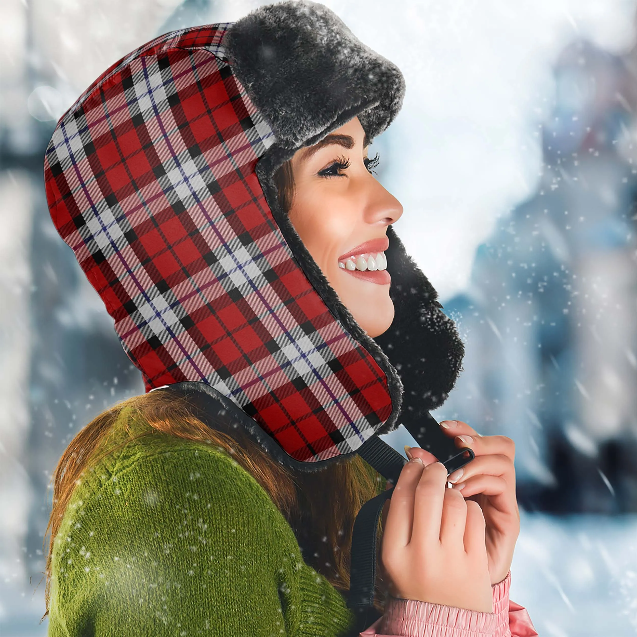 Brodie Dress Tartan Winter Trapper Hat