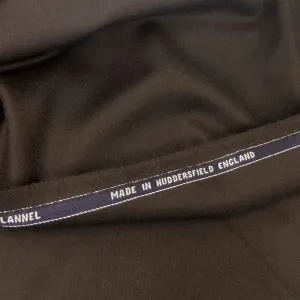 Brown Plain Flannel Suiting Jacketing