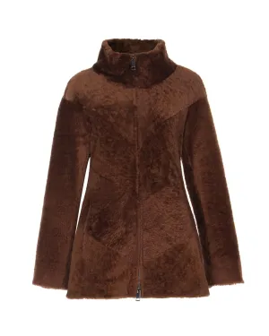 Brown Shearling Coat