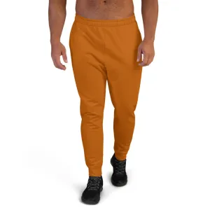 Brown Solid Color Men's Joggers, Modern Designer Sweatpants For Men-Made in EU/MX