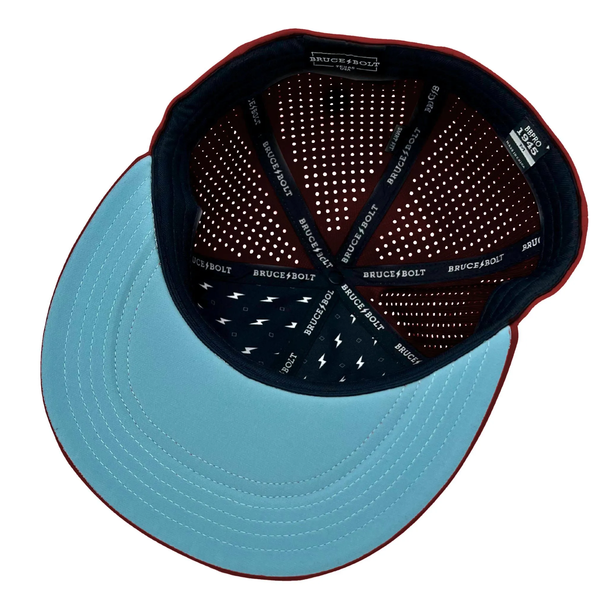 BRUCE BOLT SMART FIT BLANK Performance Game Hat - MAROON