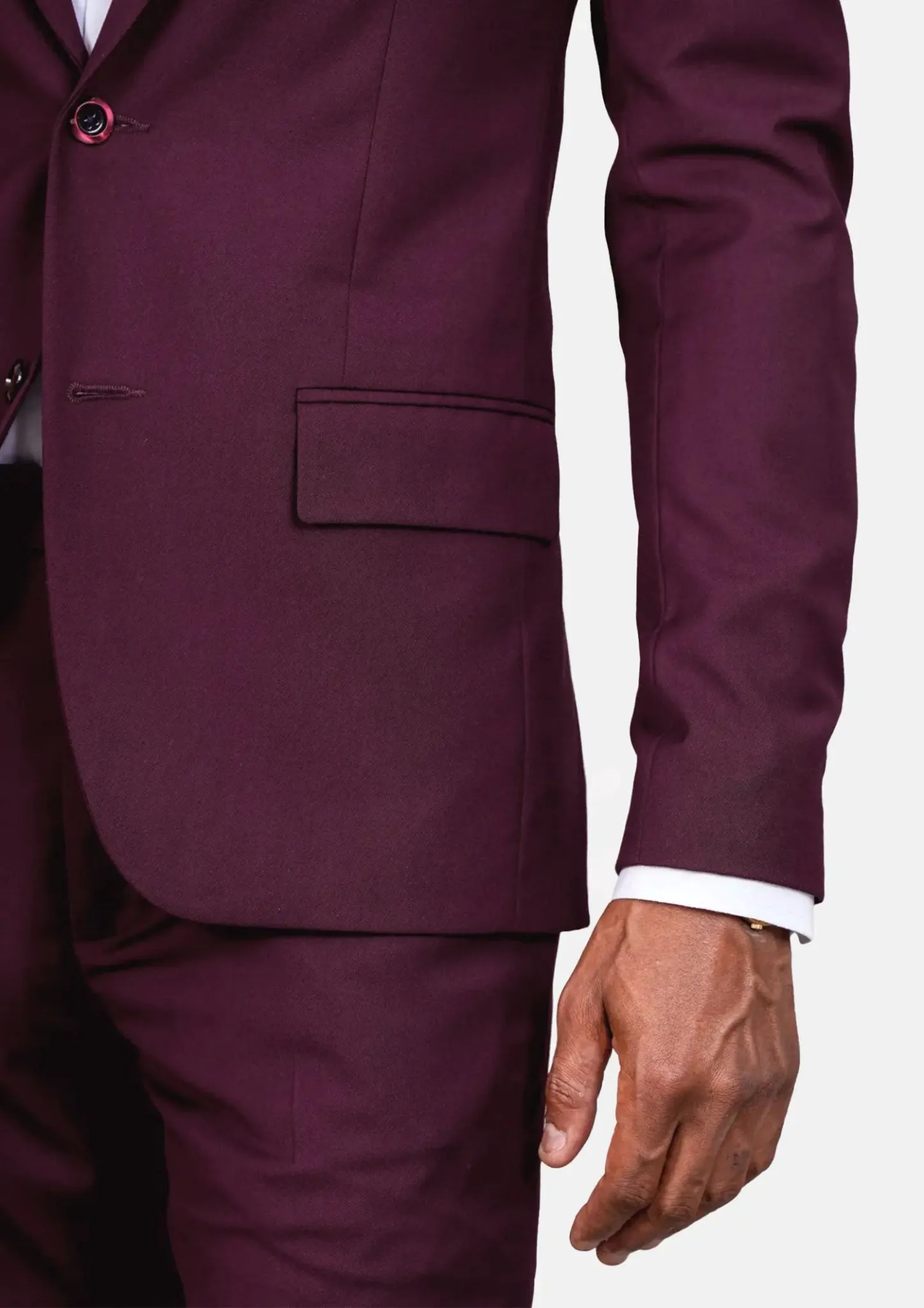 Bryant Mulberry Twill Jacket