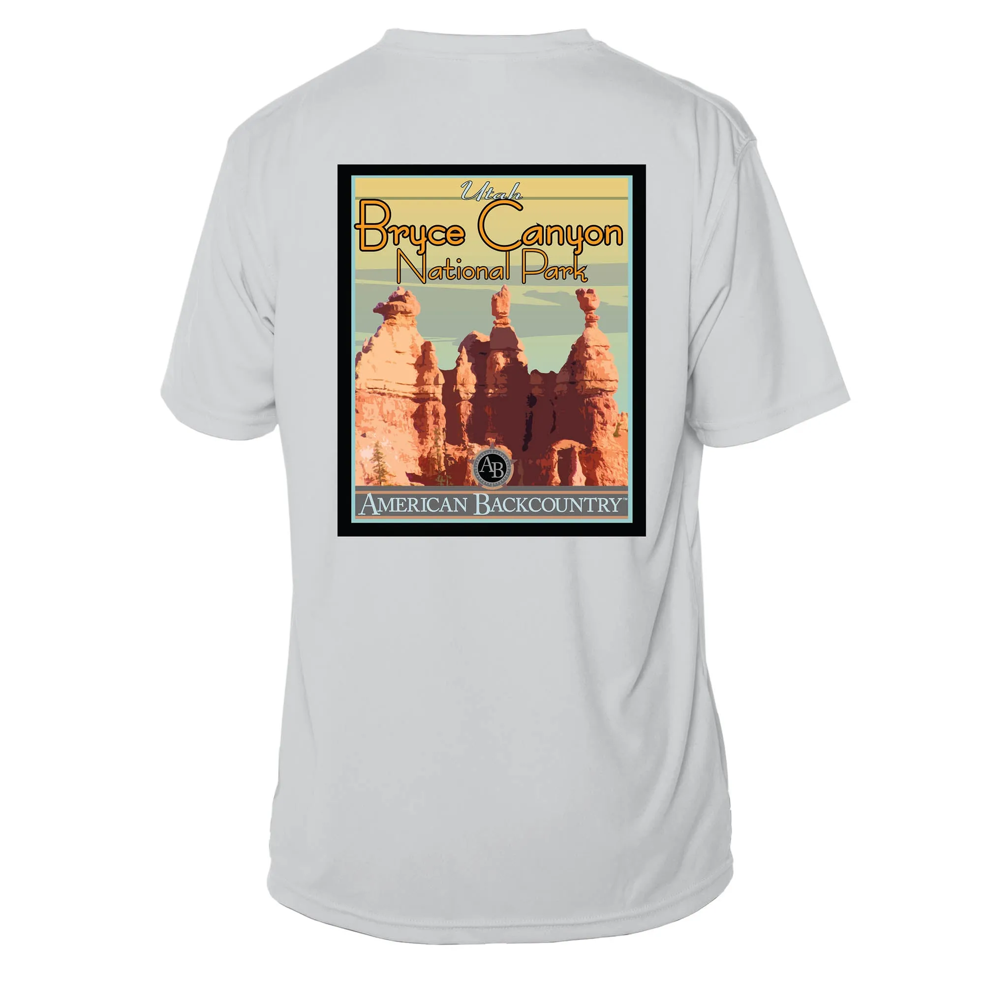 Bryce Canyon National Park Vintage Destinations Short Sleeve Microfiber Men's T-Shirt