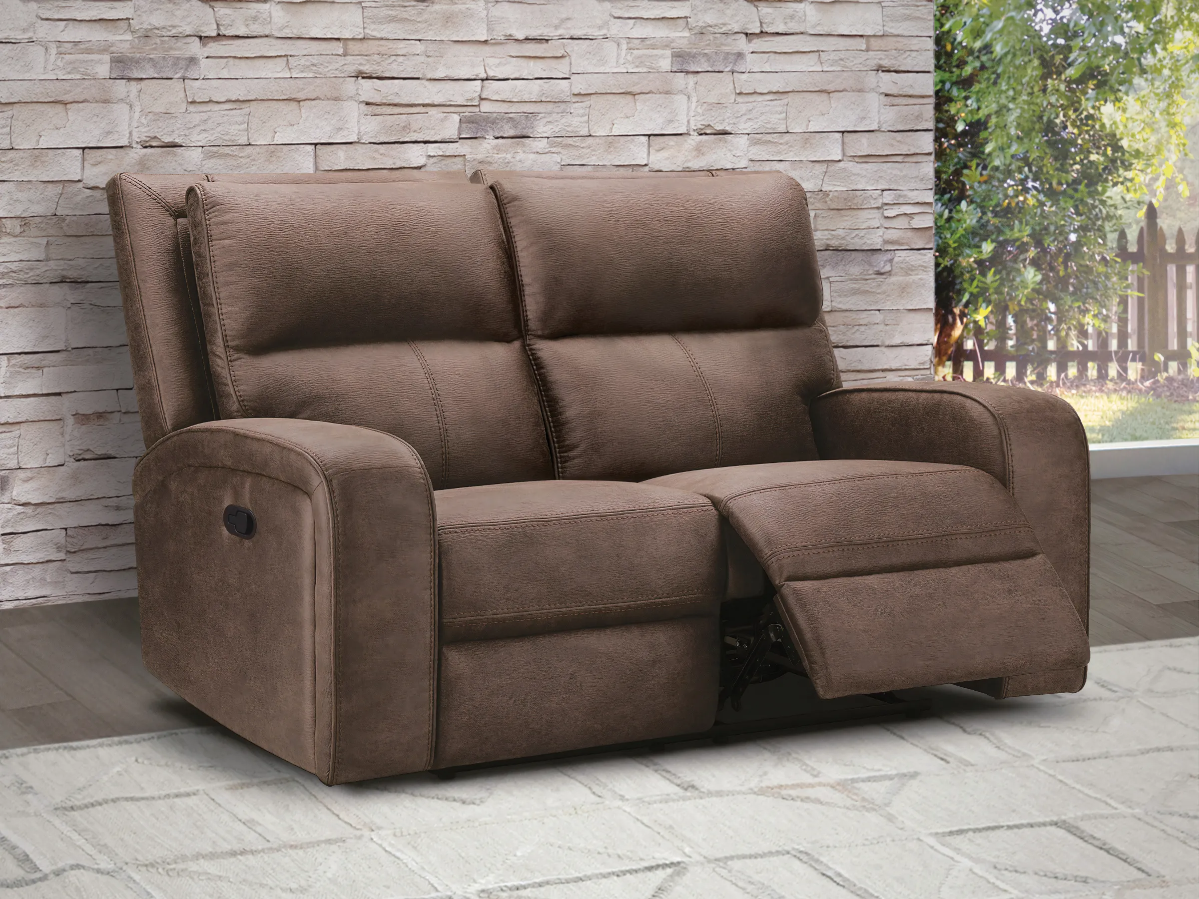 Bryce® Fabric Manual Reclining Loveseat