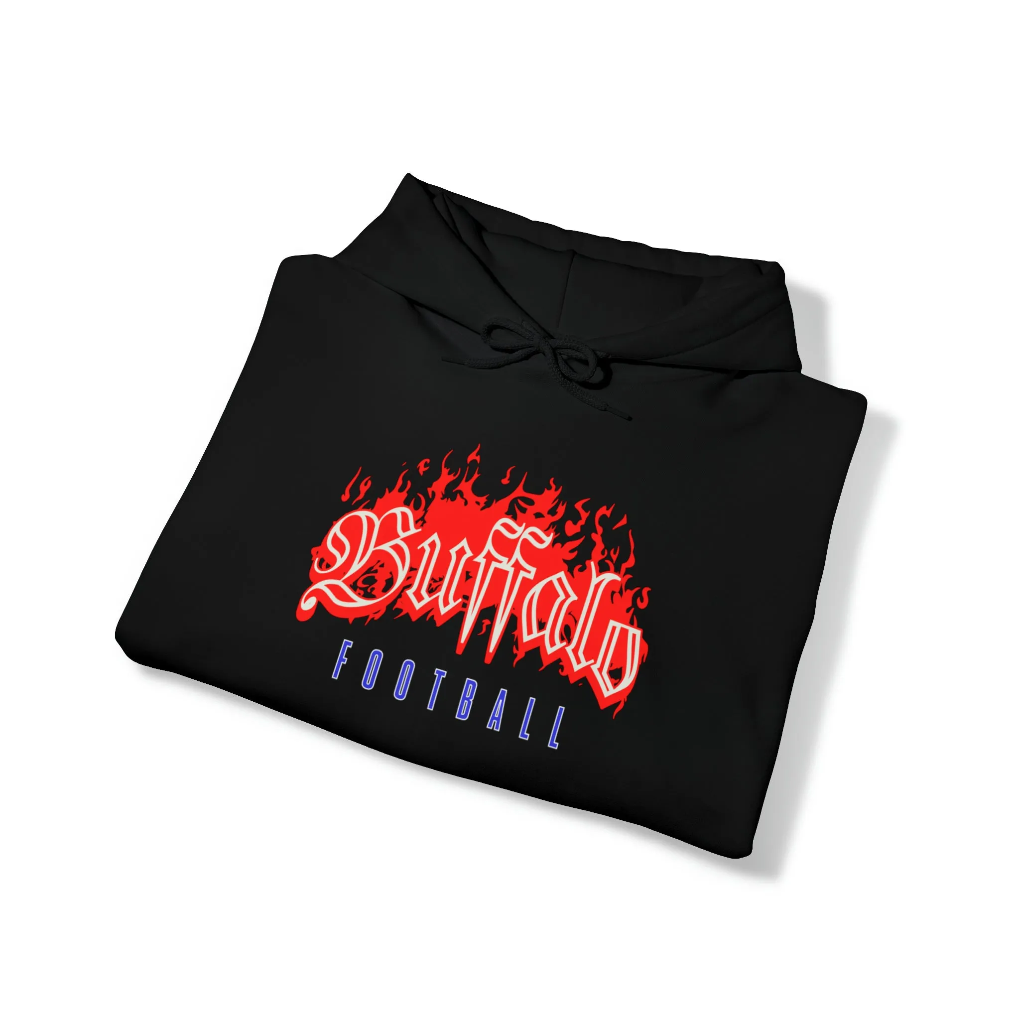 Buffalo Football Unisex Flame Hoodie