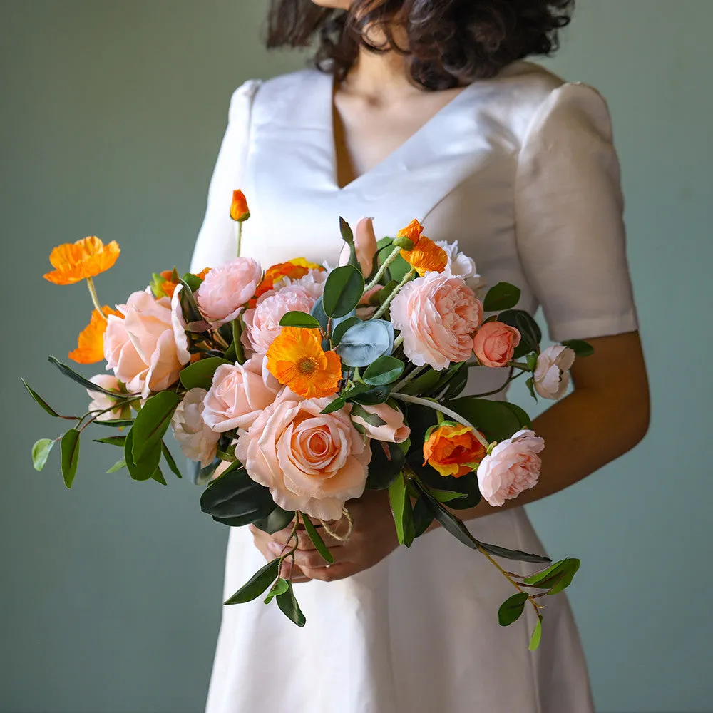 Bulk Exclusive 8 Colors 17" Bridal Bouquet for Wedding Wholesale