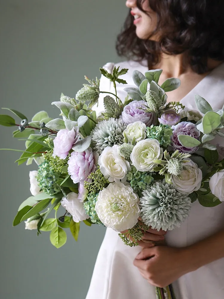 Bulk Exclusive 8 Colors 17" Bridal Bouquet for Wedding Wholesale