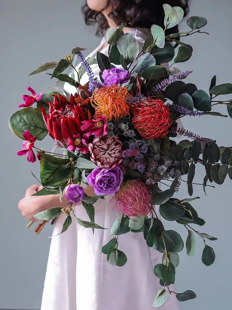 Bulk Exclusive 8 Colors 17" Bridal Bouquet for Wedding Wholesale