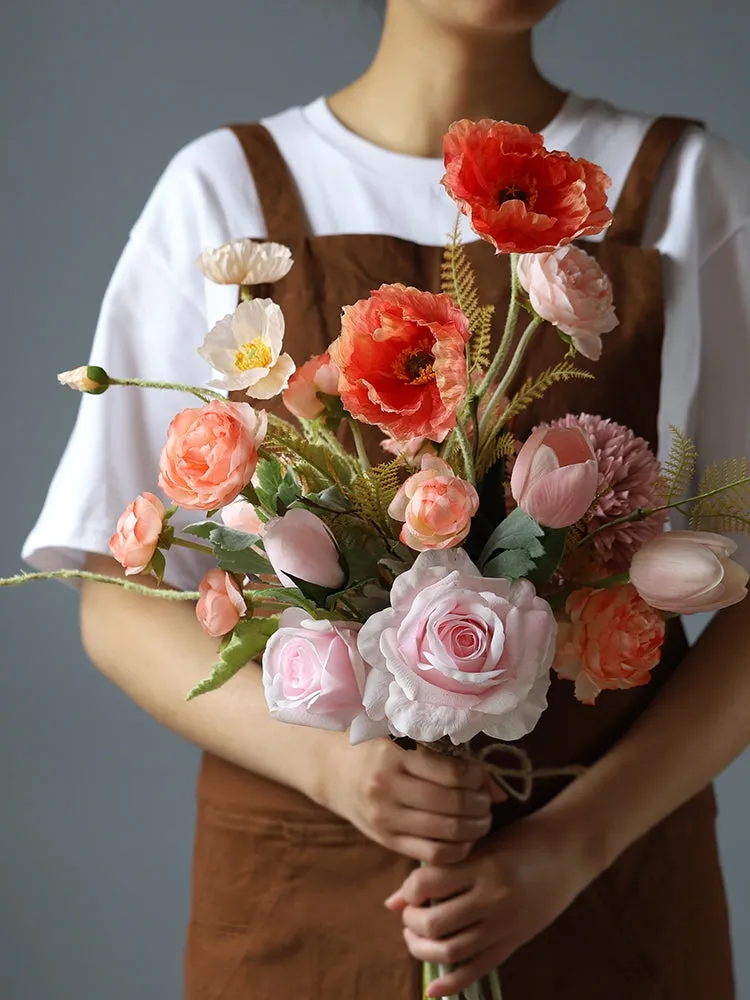 Bulk Exclusive 8 Colors 17" Bridal Bouquet for Wedding Wholesale