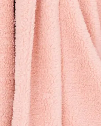 Bundle Up Teddy Vest | Rose Pink
