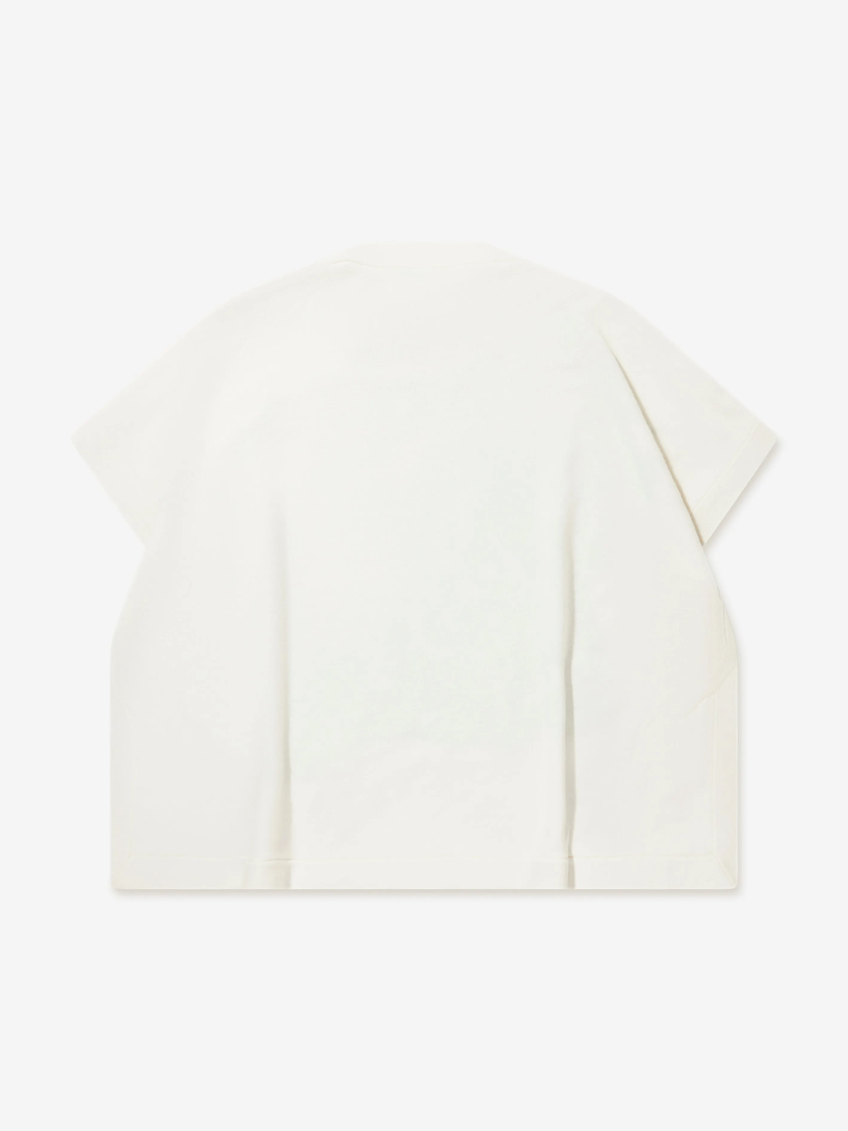 Burberry Girls Cashmere EKD Bobble Cape in White