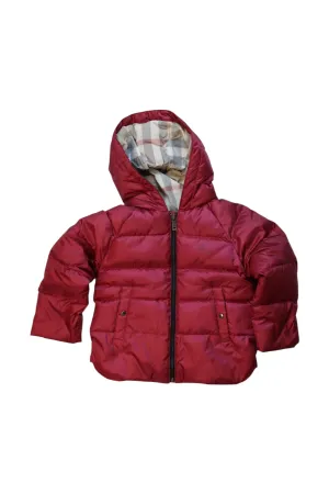 Burberry Hooded Puffer Coat 12-18M