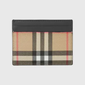 Burberry Vintage Check (5 Slot) Card Case