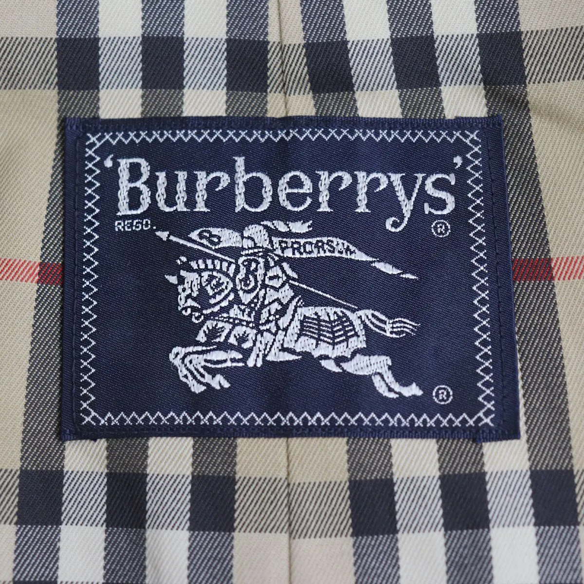 Burberry Vintage Trench Coat Beige Men's