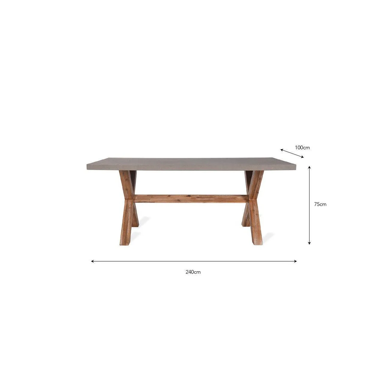 Burford Table | Large | Natural