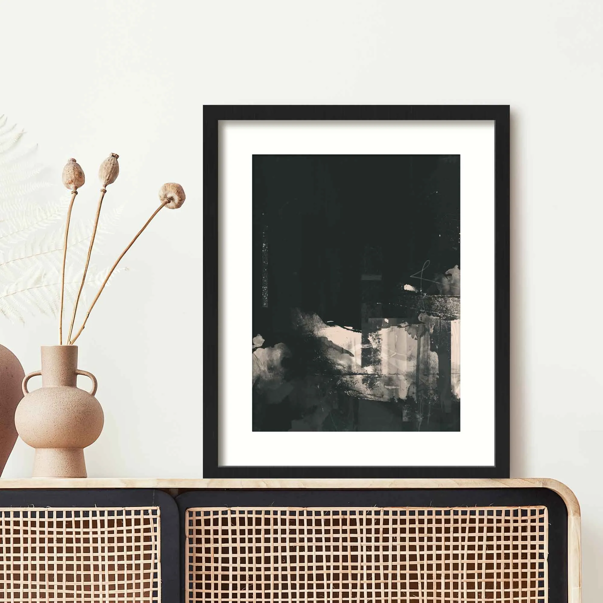 Burn the Midnight Oil Abstract Art Print