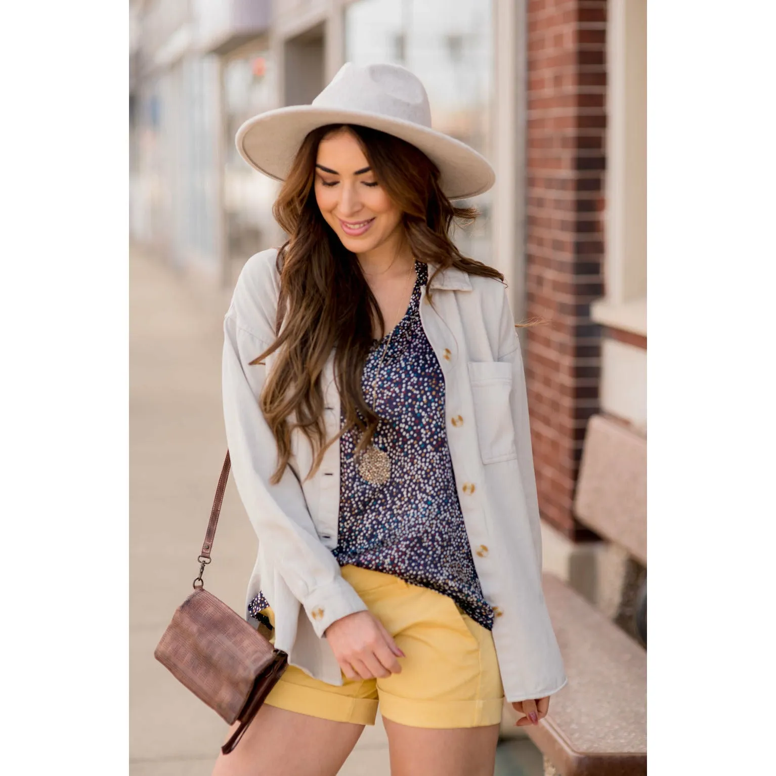 Burst of Color Dotted Tee