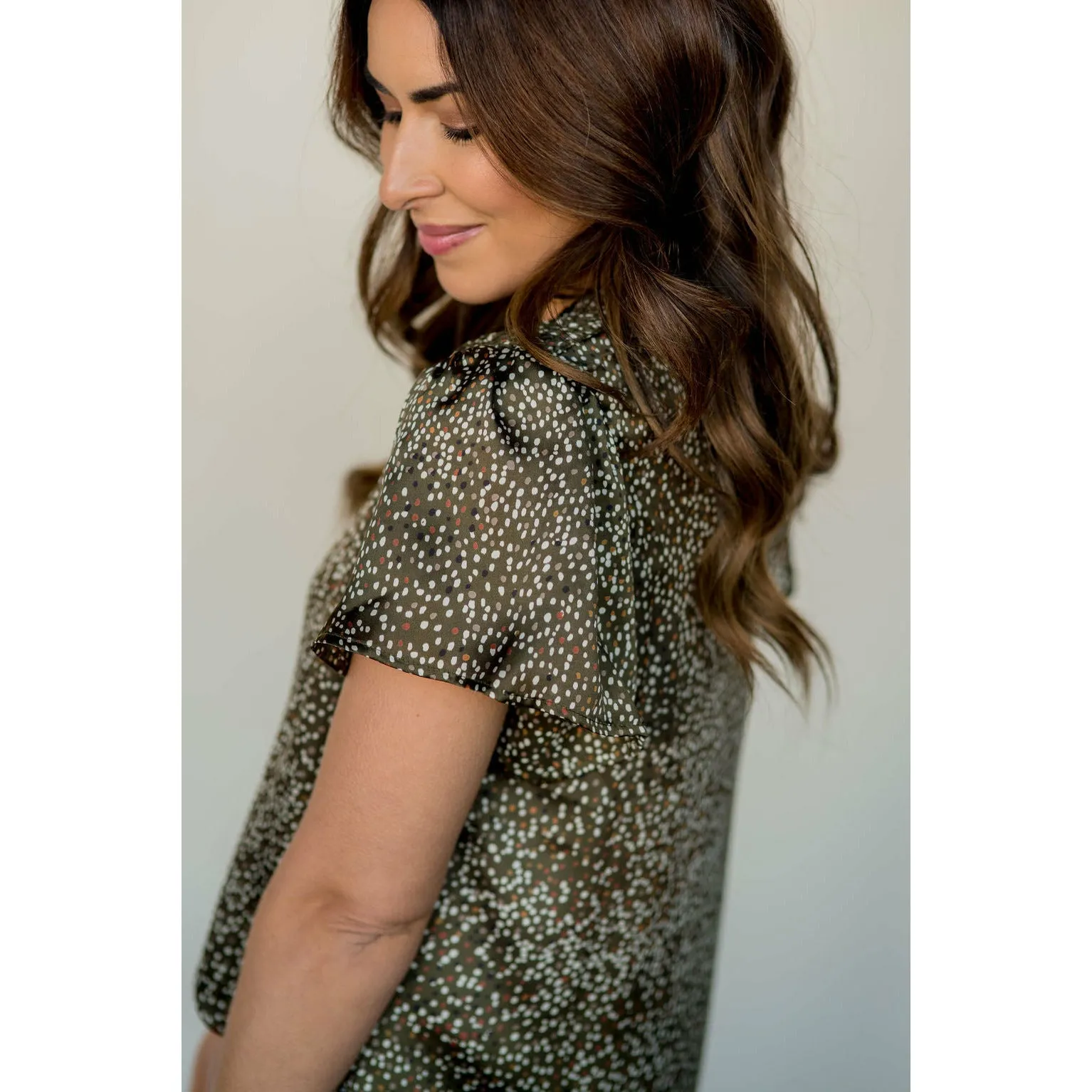 Burst of Color Dotted Tee