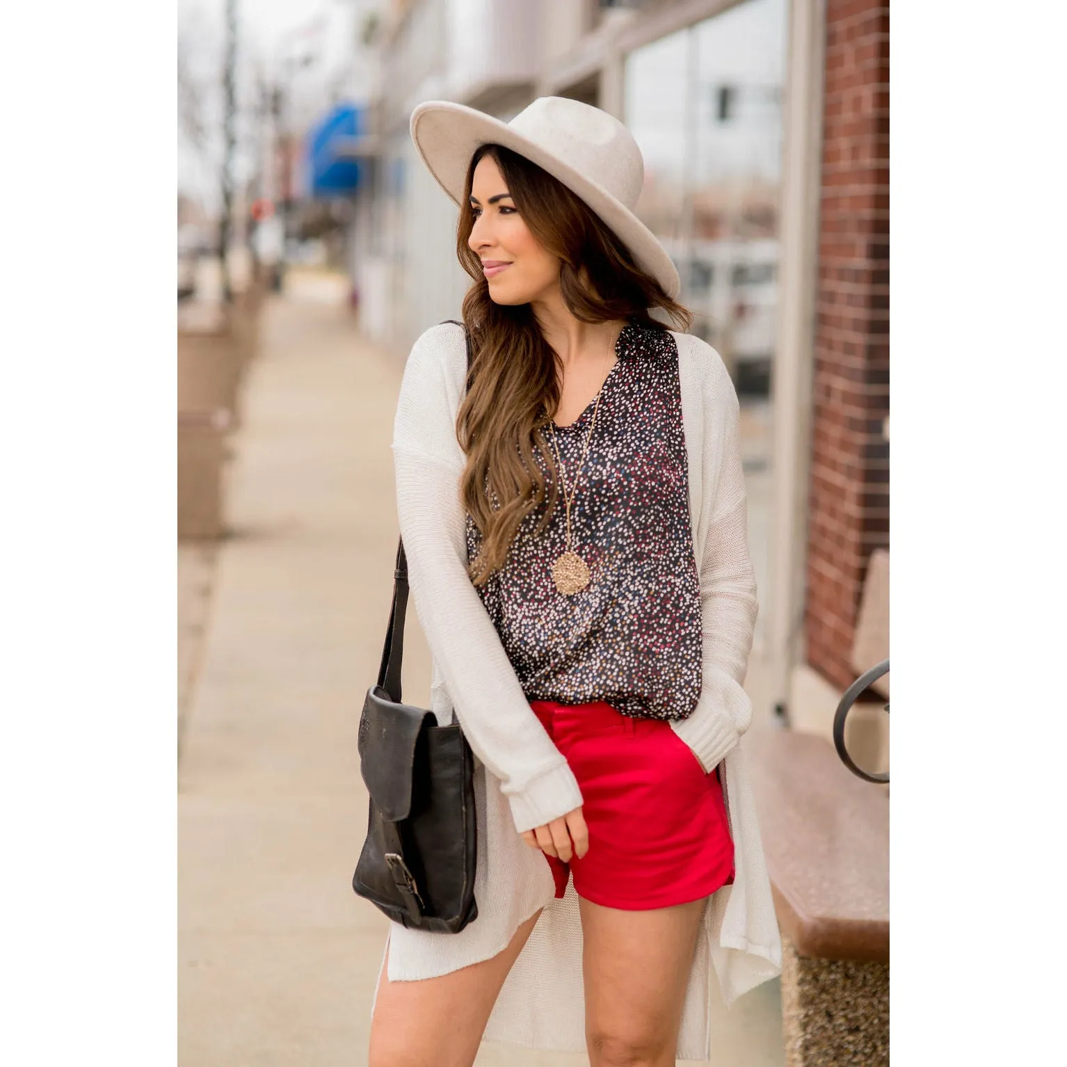 Burst of Color Dotted Tee