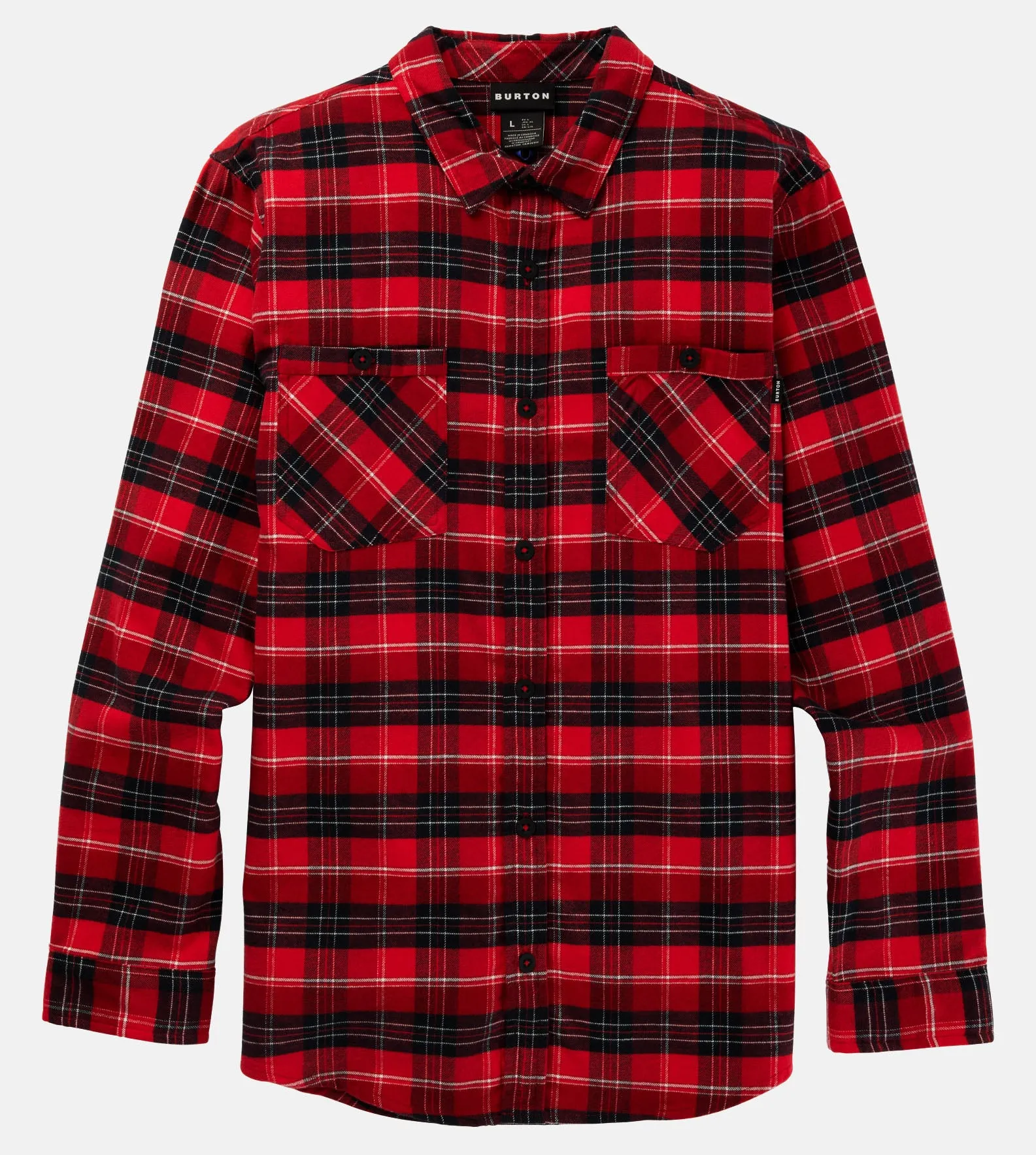 Burton Favorite Flannel Mens 2024 Tomato Bradley Plaid