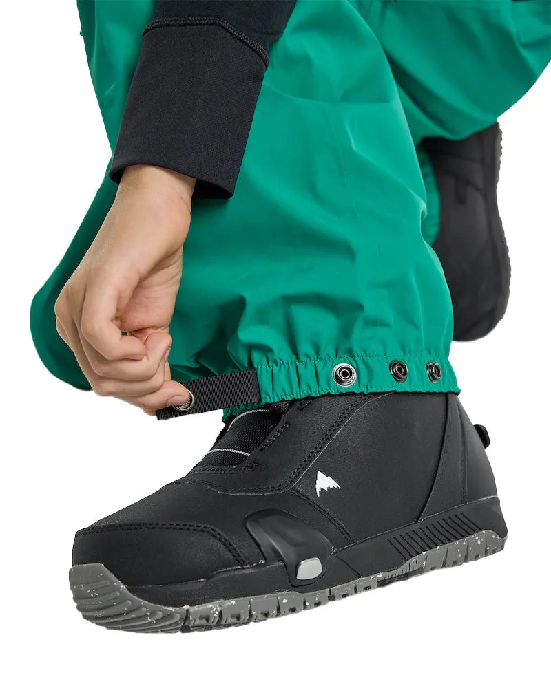Burton Kids' Outbeam 3L Bib Pants Regal Teal/True Black 2025