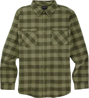 Burton Men&#x27;s Favorite Long Sleeve Flannel Forest Moss Buffalo Plaid | Buy Burton Men&#x27;s Favorite Long Sleeve Flannel Forest Moss Buffalo Plaid here | Outnorth