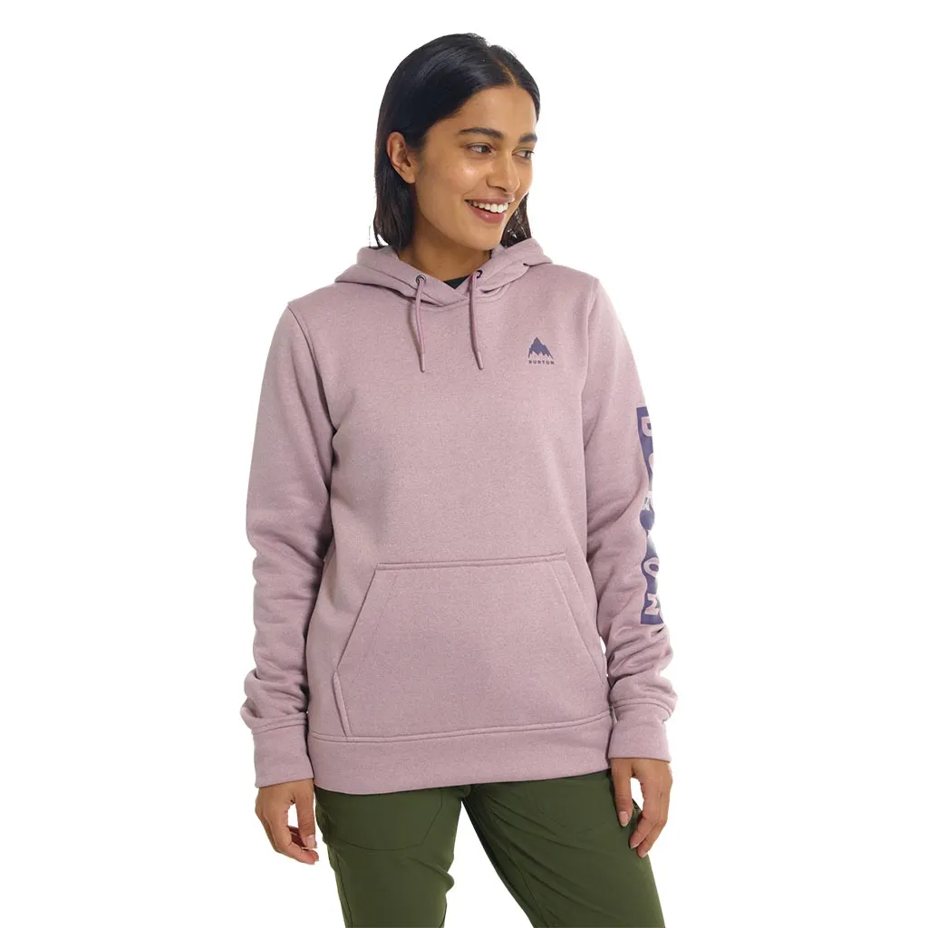 Burton Womens Oak Pullover Hoodie - Elderberry Heather