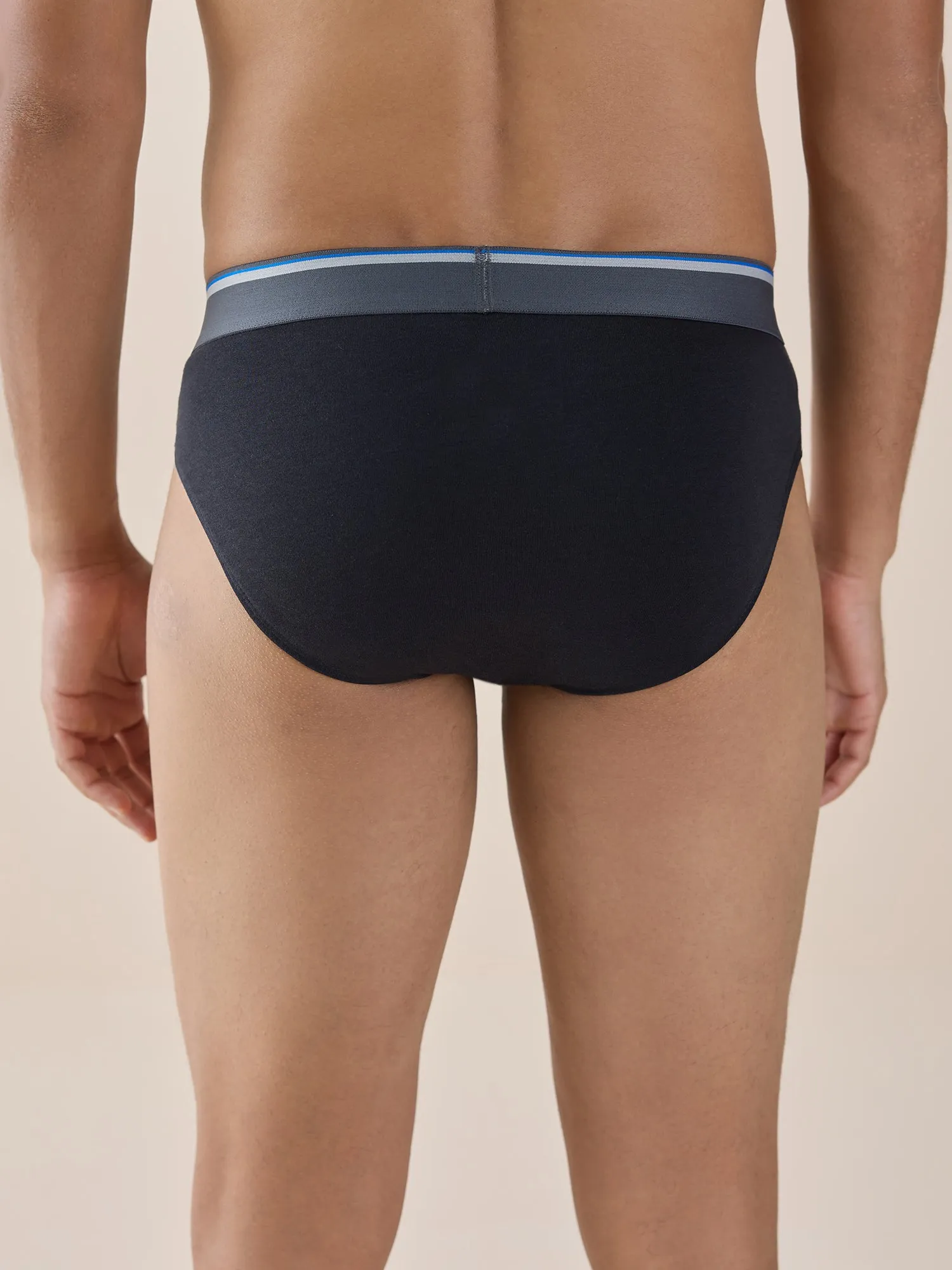 Butter Blend Classic Brief with No-Itch Elastic and Anti Odour- Pack of 2