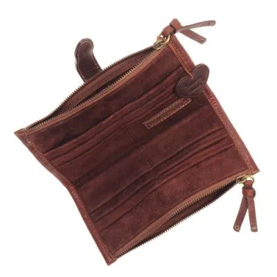 BUTTERFLY LEATHER PURSE