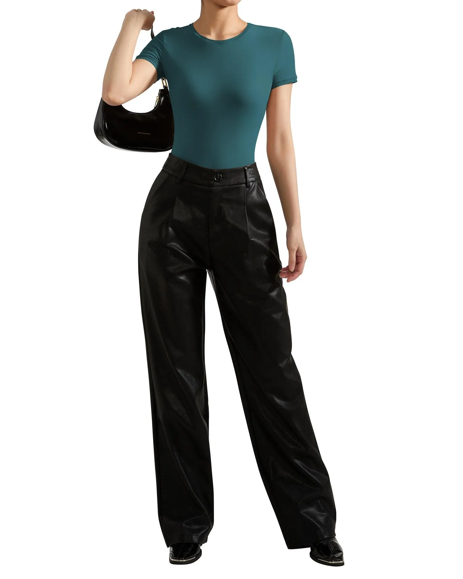 Buttery Soft Crew Neck Bodysuit - Short Sleeve