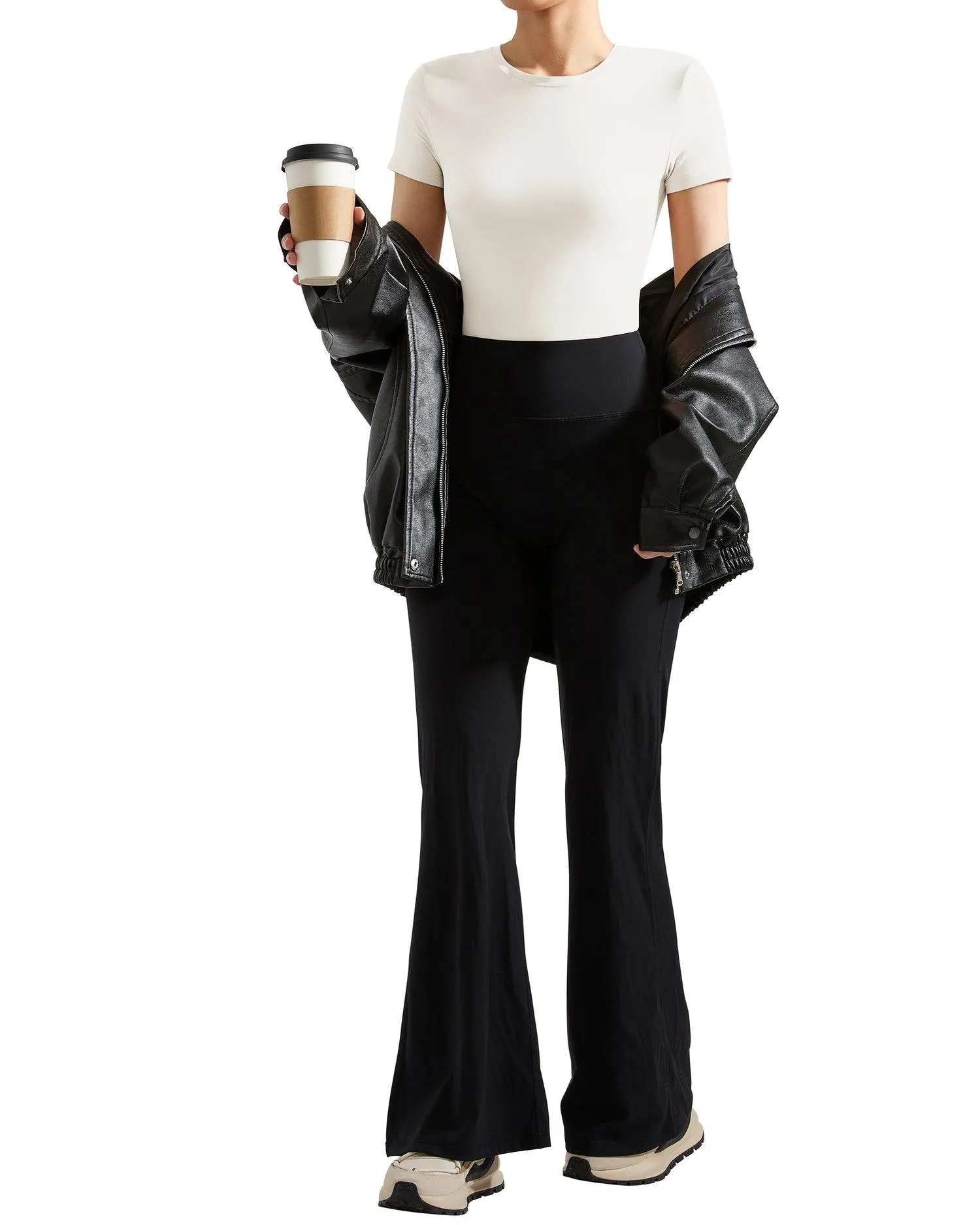 Buttery Soft Crew Neck Bodysuit - Short Sleeve