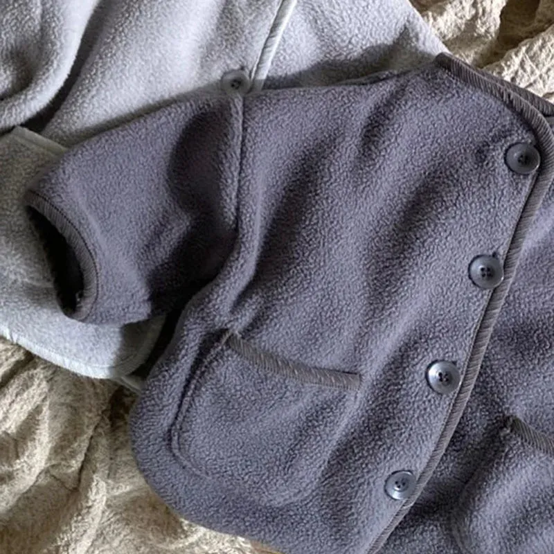 Button-Down Fleece Jacket